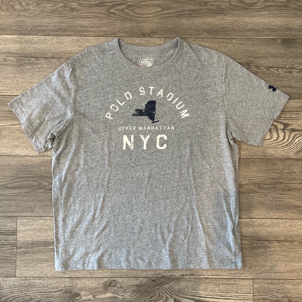 Under Armour Men’s Polo Stadium Upper Manhattan NYC Loose Heatgear T-Shirt XXL